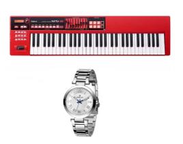 Kit Teclado Roland XPS10 RD e Relogio Dk Feminino Dk11214-6