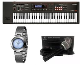 Kit Teclado Roland Xps30 Bk Microfone e Relógio Dk11216-6