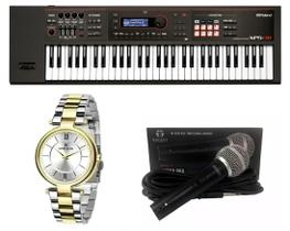 Kit Teclado Roland Xps30 Bk Microfone e Relógio Dk11218-3