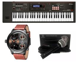 Kit Teclado Roland Xps30 Bk Microfone e Relógio Dk11223-6
