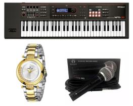 Kit Teclado Roland Xps30 Bk Microfone e Relógio Dk11228-5