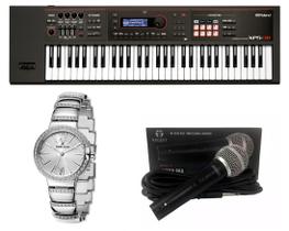 Kit Teclado Roland Xps30 Bk Microfone e Relógio Dk11237-4 Kit Teclado Roland Xps30 Bk Microfone e Relógio Dk11237-4
