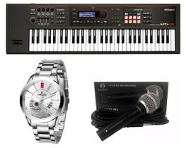 Kit Teclado Roland Xps30 Bk Microfone e Relógio Dk11268-4