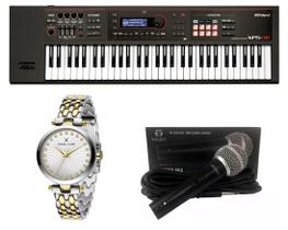 Kit Teclado Roland Xps30 Bk Microfone e Relógio Dk11272-7