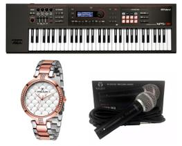 Kit Teclado Roland Xps30 Bk Microfone e Relógio Dk11273-5