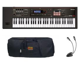 Kit Teclado Roland Xps30 com Capa e Luminária Kit Teclado Roland Xps30 com Capa e Luminária