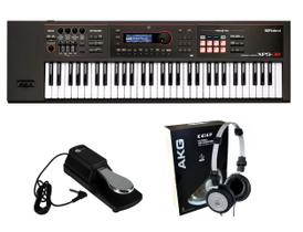 Kit Teclado Roland Xps30 com Fone K414 e Pedal