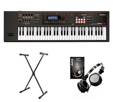 Kit Teclado Roland Xps30 com Suporte e Fone K414 Kit Teclado Roland Xps30 com Suporte e Fone K414