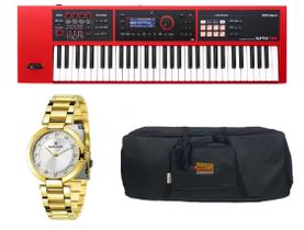 Kit Teclado Roland Xps30 Xps-30 RD Bag e Relógio Dk11190-1 Kit Teclado Roland Xps30 Xps-30 RD Bag e Relógio Dk11190-1