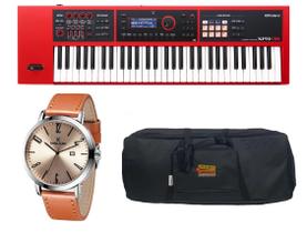 Kit Teclado Roland Xps30 Xps-30 RD Bag e Relógio Dk11204-7