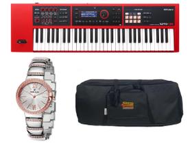 Kit Teclado Roland Xps30 Xps-30 RD Bag e Relógio Dk11237-2 Kit Teclado Roland Xps30 Xps-30 RD Bag e Relógio Dk11237-2