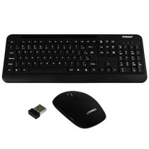 Kit Teclado Sem Fio Satellite AK-725G Portugues + Mouse 1.600 Dpi- Preto Kit Teclado Sem Fio Satellite AK-725G Portugues + Mouse 1.600 Dpi- Preto