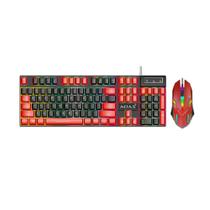 Kit Teclado Semi mecânico M450 + Mouse LED RGB Colorido Pc Gamer Kit Teclado Semi mecânico M450 + Mouse LED RGB Colorido Pc Gamer