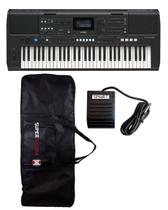 Kit Teclado Yamaha PSR-E483 + Capa + Pedal Sustain