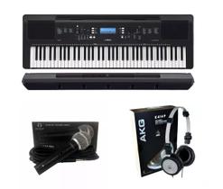 Kit Teclado Yamaha Psr Ew310 com Microfone e Fone K414 Kit Teclado Yamaha Psr Ew310 com Microfone e Fone K414