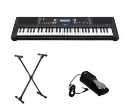 Kit Teclado Yamaha Psr Ew310 Com Suporte e Pedal Sustain