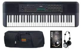 Kit Teclado Yamaha PSRE273 Portátil Com Capa e Fone K414