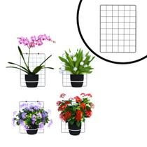 Kit Tela Aramada 30x40 Preto para Jardim Vertical