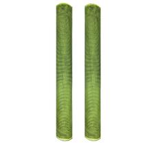 Kit Tela Decorativa Natal Fita Gigante 52cm x 5 metros Verde 2 Peças - Magizi