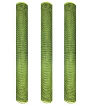 Kit Tela Decorativa Natal Fita Gigante 52cm x 5 metros Verde 3 Peças - Magizi