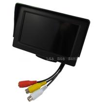 Kit Tela Lcd 4,3 Dual Vídeo + 2 Câmeras Transporte Escolar