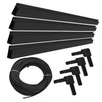 Kit Tela Mosquiteiro 1,2 X 1,2 M Bronze S/ Tela - ALUMAV