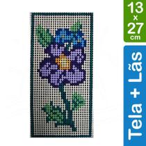 Kit Tela para Bordar 13x27 - 3310 Violeta Kit Tela para Bordar 13x27 - 3310 Violeta