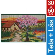 Kit Tela para Bordar 30x50 - 3805 Paisagem Kit Tela para Bordar 30x50 - 3805 Paisagem