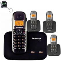 Kit Telefone 2 Linhas Ts 5150 + 3 Ramais Ts 5121 Intelbras