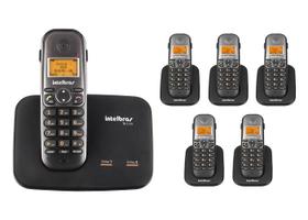 Kit Telefone 2 Linhas Ts 5150 + 5 Ramais Ts 5121 Intelbras