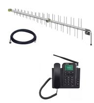 Kit Telefone Celular Rural De Mesa 3g E 4g C/ Wifi Intelbras