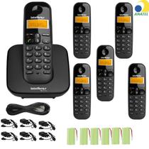 Kit Telefone S/F 5 Ramal Adicional Id Bina Ts 3110 Intelbras Homologação: 20121300160