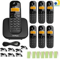 Kit Telefone S/F 6 Ramal Adicional Id Bina Ts 3110 Intelbras Homologação: 20121300160