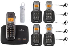 Kit Telefone s/fio Mini Pabx TS 5150 Bina 4 Ramal Headset Intelbras Kit Telefone s/fio Mini Pabx TS 5150 Bina 4 Ramal Headset Intelbras