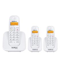Kit Telefone Sem Fio 3 Aparelhos TS 3110 Base e 2 Ramais TS 3111 Intelbras