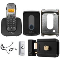 Kit Telefone sem fio Intelbras Interfone TIS 5010 Completo