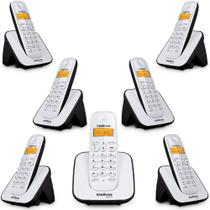 Kit Telefone Sem Fio Intelbras Multifuncional E 6 Ramal Bina