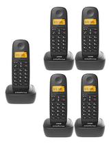 Kit Telefone Sem Fio Ts 2510 + 4 Ramais Ts 2511 Intelbras