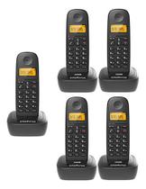 Kit Telefone Sem Fio Ts 2510 + 4 Ramais Ts 2511 Intelbras Kit Telefone Sem Fio Ts 2510 + 4 Ramais Ts 2511 Intelbras