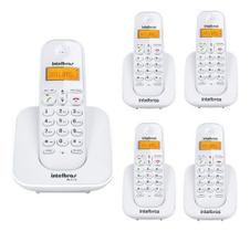 Kit Telefone Sem Fio Ts 3110 + 4 Ramais Ts 3111 Br Intelbras