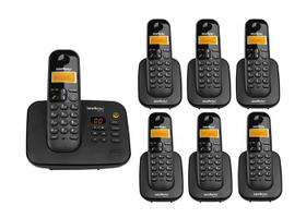 Kit Telefone Sem Fio Ts 3130 + 6 Ramais Ts 3111 Intelbras Kit Telefone Sem Fio Ts 3130 + 6 Ramais Ts 3111 Intelbras