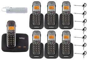 Kit Telefone sem fio TS 5150 Bina 6 Ramal Headset Intelbras