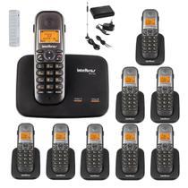 Kit Telefone Sem Fio TS 5150 Com 8 Ramal Bina e Entrada Chip