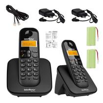 Kit Telefone Ts 3110 Intelbras Com Extensão Data Hora Alarme