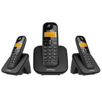 Kit Telefone Ts 3110 Intelbras E 2 Extensão Data Hora Alarme Homologação: 20121300160