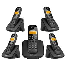 Kit Telefone Ts 3110 Intelbras E 4 Extensão Data Hora Alarme Homologação: 10950502858