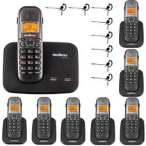 Kit Telefone TS 5150 + 7 Ramal TS 5121 + 8 Headset Intelbras Kit Telefone TS 5150 + 7 Ramal TS 5121 + 8 Headset Intelbras
