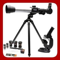 Kit Telescópio 60/120X Microscópio 60X/1200X Vivitar Mic20