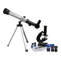 Kit Telescópio E Microscópio Mod Vivtelmic20 - Vivitar