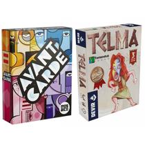 Kit Telma Terceira Edição Avant Carde Jogos Para Viagens E Final De Semana Board Game Mosaico E Devir